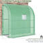 7' X 3' Plant Greenhouse, Pe Cover And 3 Wire Shelves, Galvanized Steel Frame, Walk-in Style For Practical Management With Easy Entry