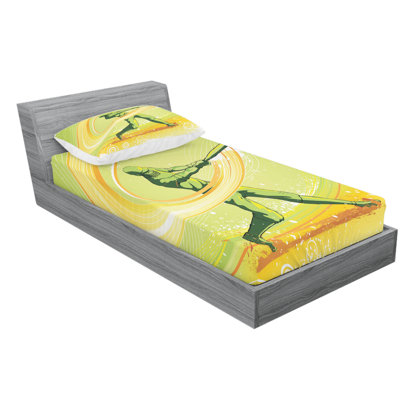 Baseball Microfiber Sheet Set