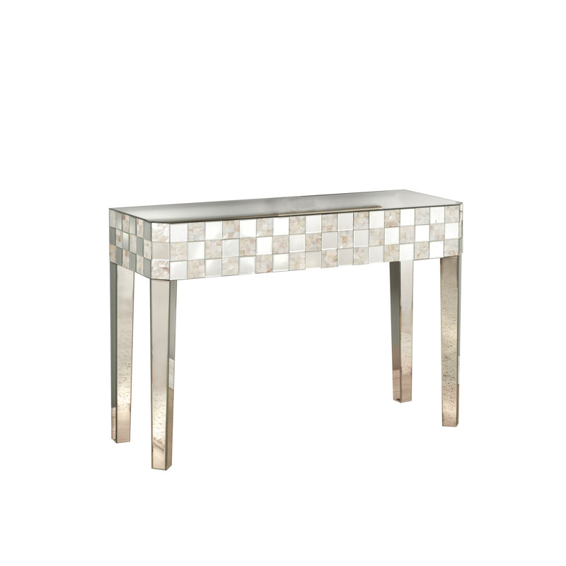 Nyx 46'' Glass Top Console Table