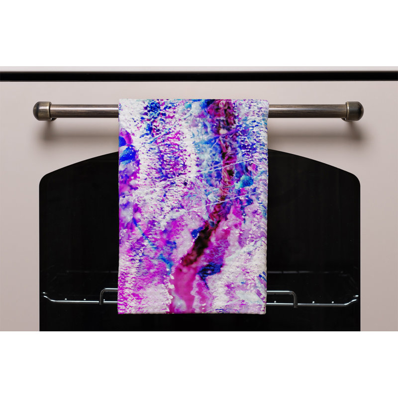 Cotton Tea Towel Kitchen Towel, Purple
