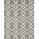 Tapis d'intérieur gris en polyester tissé à la machine Eliot