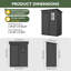 5 ft. W x 3 ft. D Resin Outdoor Storage Shed With Window-132016843
