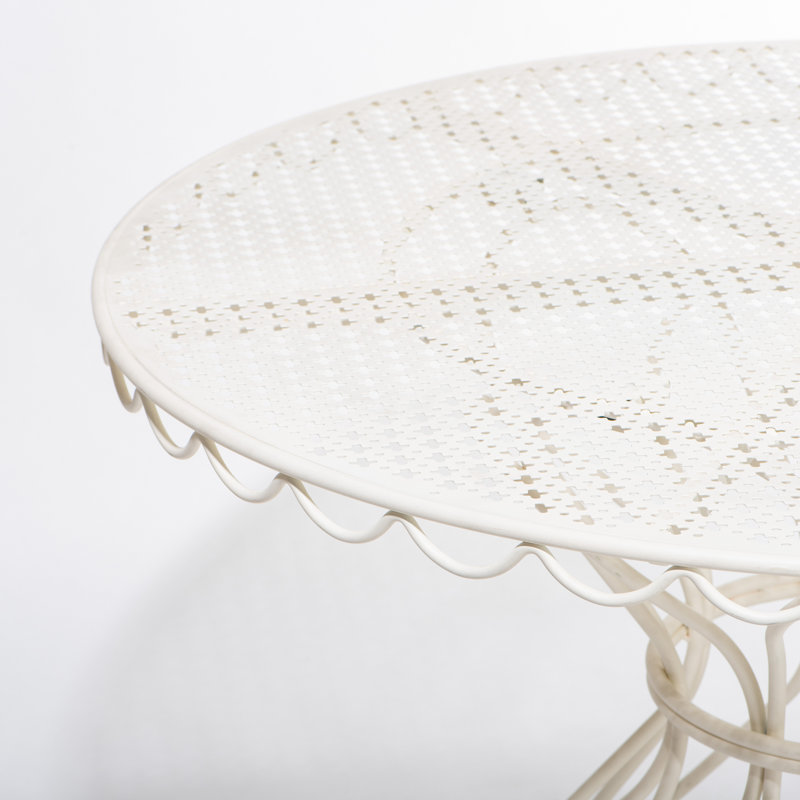 Outdoor Dining Table, White