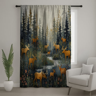 Rideaux de fenêtre Moose