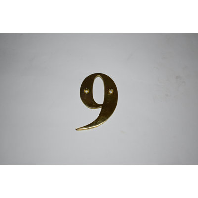 Denelle 14 cm cm. H Metal Surface Mount House Number