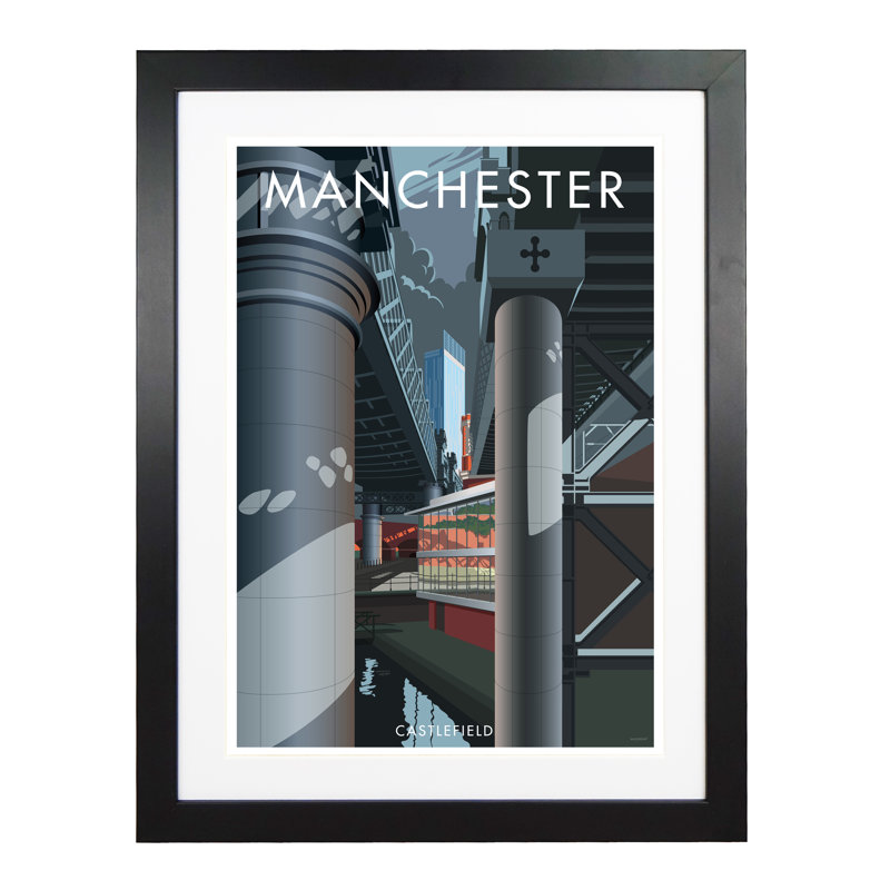 Stephen Millership - Print, 43.5cm H x 33.5cm W x 2.2cm D, Black