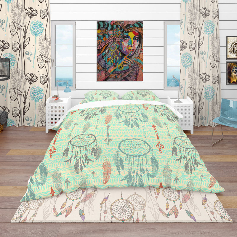 Ensemble de housse de couette sud-ouest, Housse de couette double / grand + 2 taies