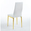 Ensemble de 4 chaises, chaise couleur, siège blanc-1461164239-1461164237
