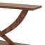 Console en bois d'acacia d'intérieur moderne avec pieds croisés Home-832860707