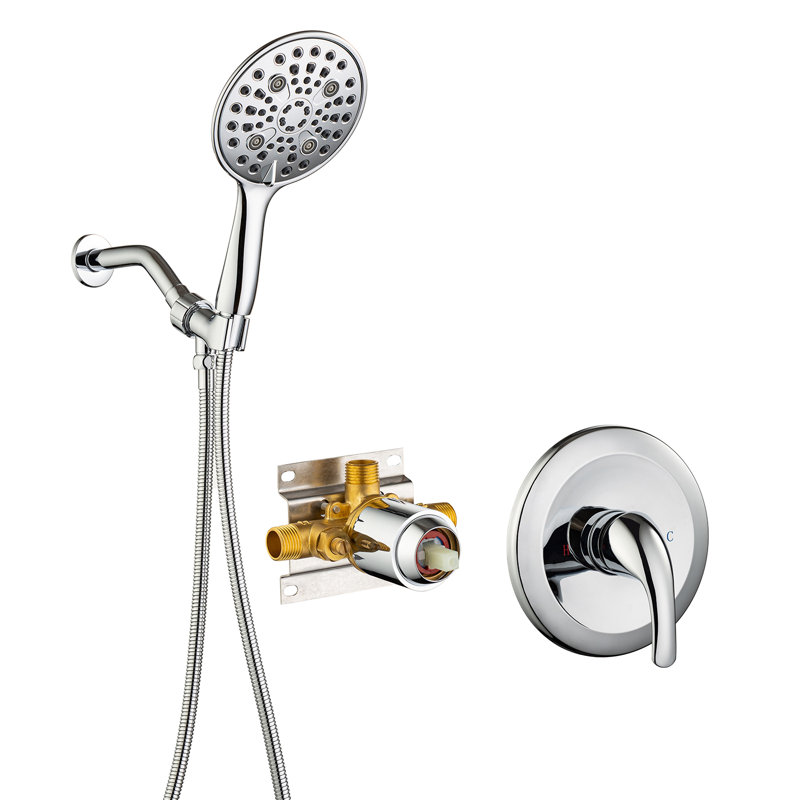 Shower Only Faucet with Rough-in Valve, Chrome