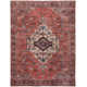 Lisle Machine Washable Persian Rust Multicolor Area Rug