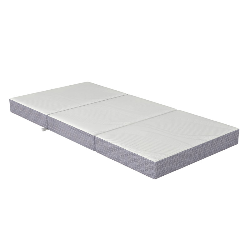  Matelas pliant en mousse viscoélastique CoolSoft, Très grand simple, 6"