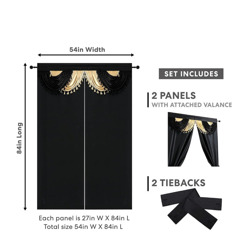 Sheer Curtain Panel Pair