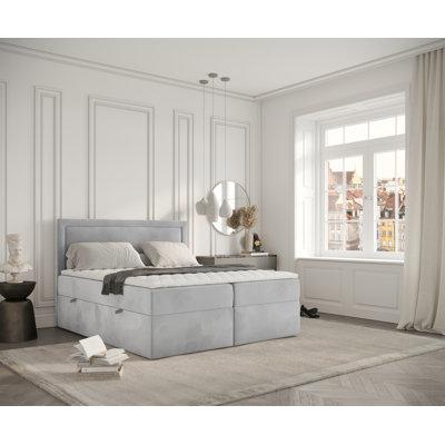 Boxspringbett Maya mit Topper und Stauraum