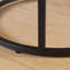 Table gigogne ronde 24 po, table d'appoint en faux bois de béton, style industriel moderne et peu encombrant-117713008-133774239
