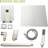 12" Ceiling Mount Shower System In Brushed Nickel - Square With Waterfall Tub Spout 3 Function, Rainfall & Handheld Valve Straightforward To Install And Sanitize Easy Up Clean-121320180