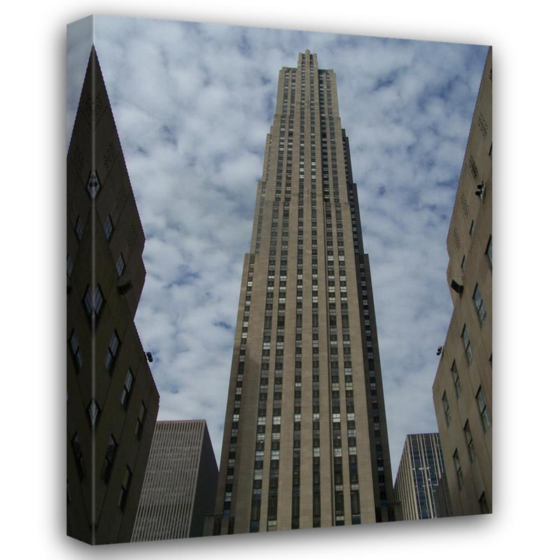 New York City Rockefeller Center, H 24 po x l 18 po