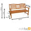 Izaguirre Wooden Garden Bench-48189588