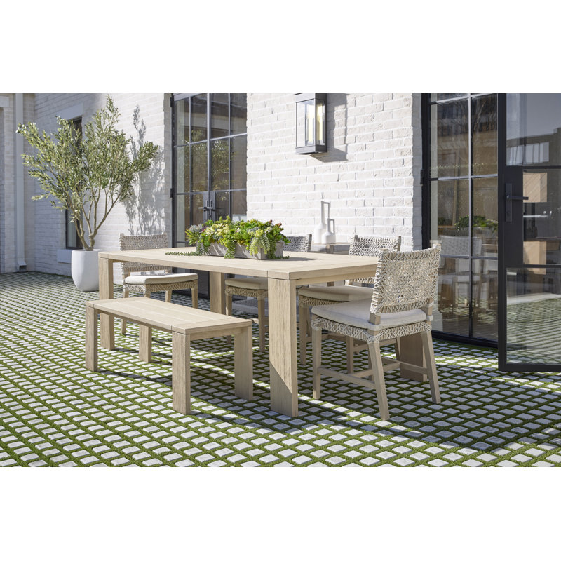 Table de salle à manger Sur, H 29,75 po x l 94,25 po x P 42 po