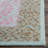 Guzi Hand Hooked Wool/Cotton Oriental Rug in Pink/Taupe-22531551