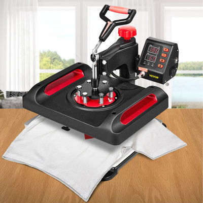 11 in 1 Heat Press, 12 Inch, Multifunctional Clamshell Printer