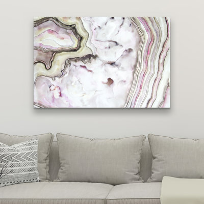 Toile de bureau Agate Beige | Décoration élégante