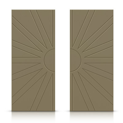 Portes de placard coulissantes à panneaux et en bois