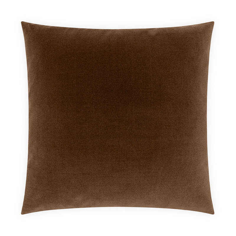 Deveraux Throw Pillow, Walnut, 20"H x 20"W