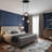 Modern 2-Light Black & Gold Dome Dual Cluster Pendant Light – Adjustable Height