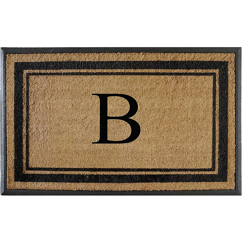 Butters 30" W x 48" L Monogrammed Coir Door Mat, B