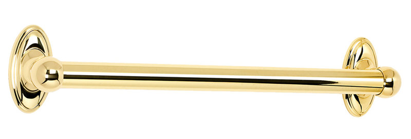 Barre d'appui 18 po Classic Classic, Laiton poli, 24"