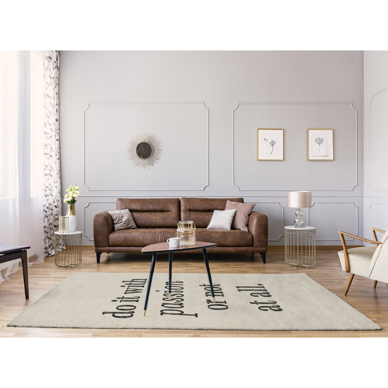 Tapis en poly-chenille à la main inspiration, Rectangle 8 pi x 10 pi