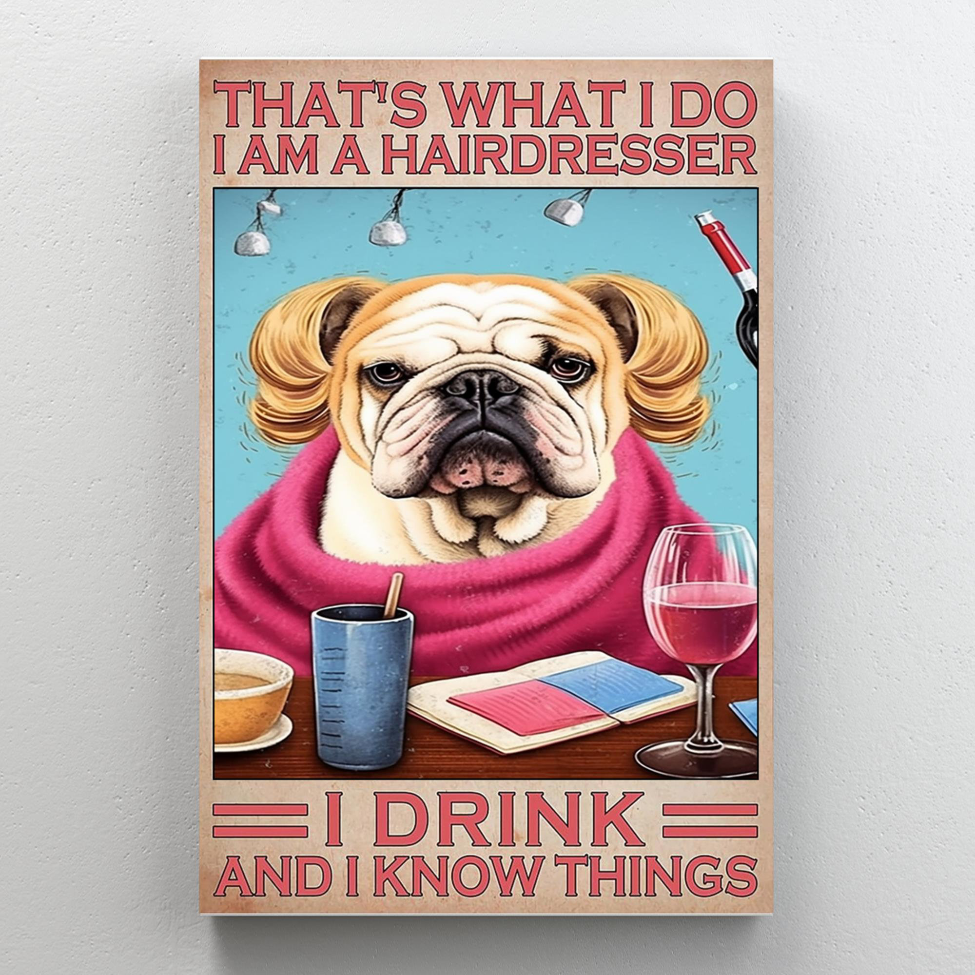 Hairdresser dog store