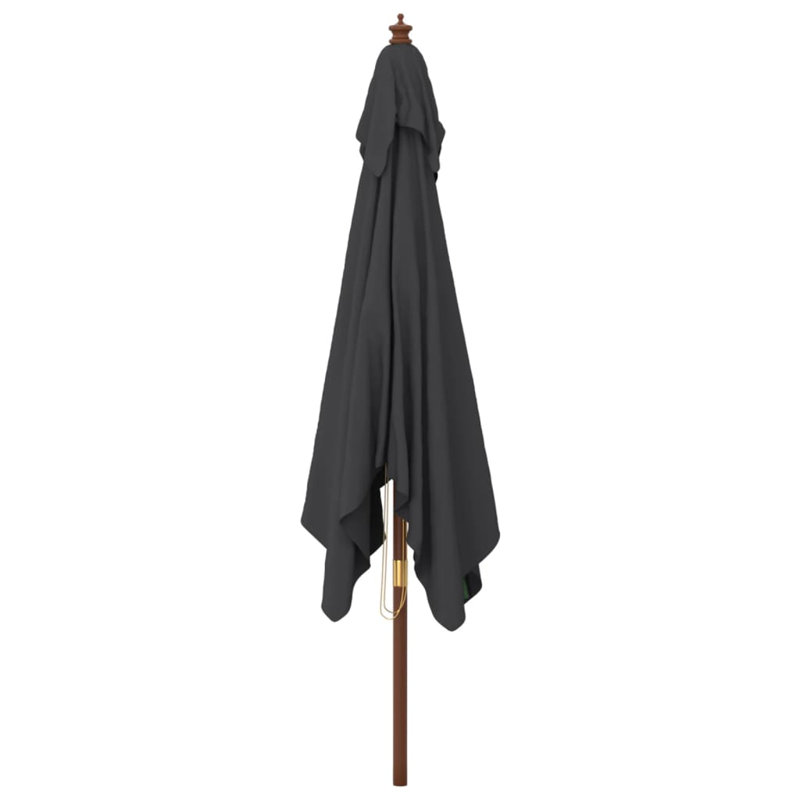 Baheerathan 300cm Market Parasol, Black