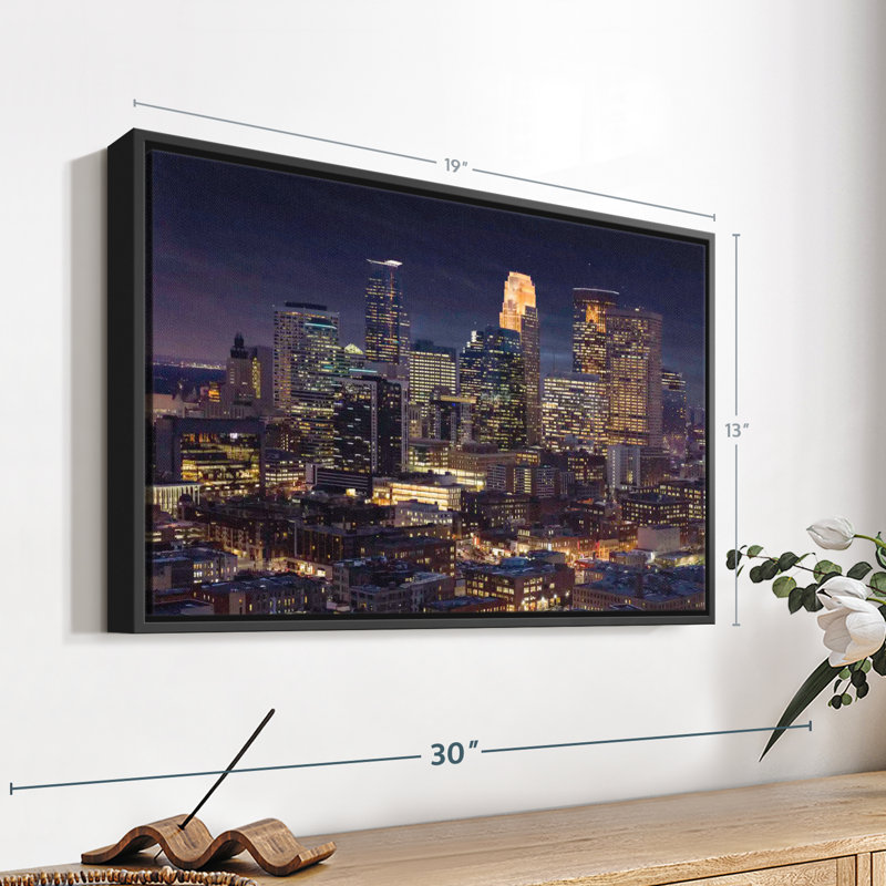 Impression sur toile Minneapolis, H 13 po x l 19 po