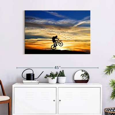 Mehar Bicycle Stunt Silhouette