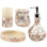 Creative Scents Milano Mother of Pearl 4 Piece Bathroom Accessories Set