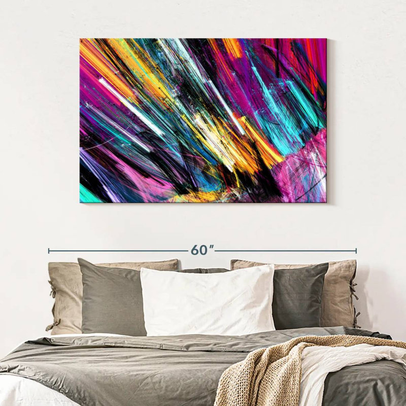 Avery Rainbow Abstract, 32" H x 48" W