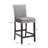 Espresso Finish Velvet 26" Counter Stool-82941333