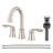 Widespread Bathroom Faucet With Pop Up Drain-111112343