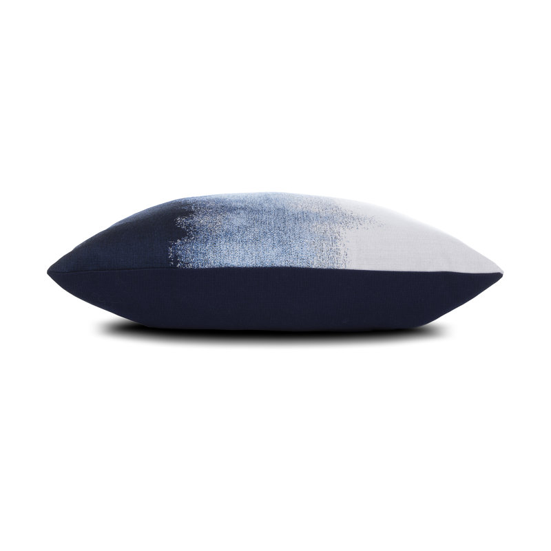 Murmur Throw Square Outdoor Pillow Cover & Insert by Elaine Smith, 20"H x 20"W, Midnight Ombre