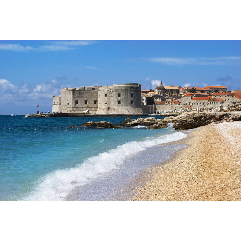 Town Of Dubrovnik - Wrapped Canvas Print, 30cm H x 46cm W x 3.8cm D