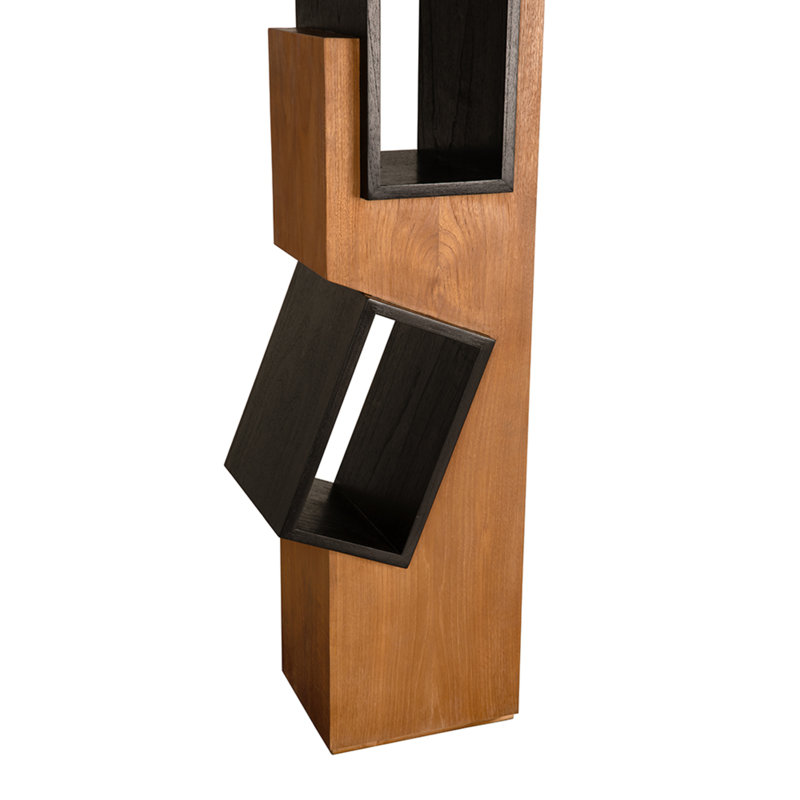 Jackson Solid Wood Geometric Bookcase