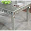 Table de salle à manger argentée W