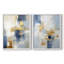 Série ABSTRACT Dxxxv - reproduction encadrée de qualité supérieure - prête à être accrochée - aucun clou requis - aucun clou requis-1165550825-1165550867