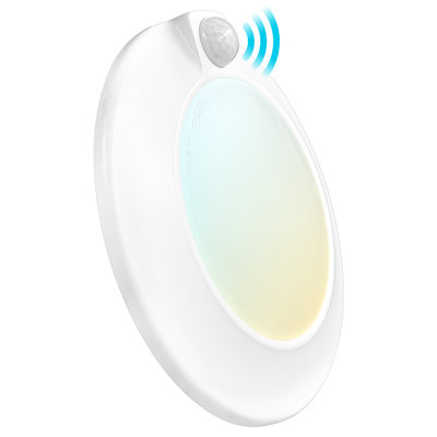 Plafonnier à capteur de mouvement DEL Luxrite 4 pouces 120V 3 couleurs sélectionnable 3000K-5000K 30S Timeout 10W 600 Lumens