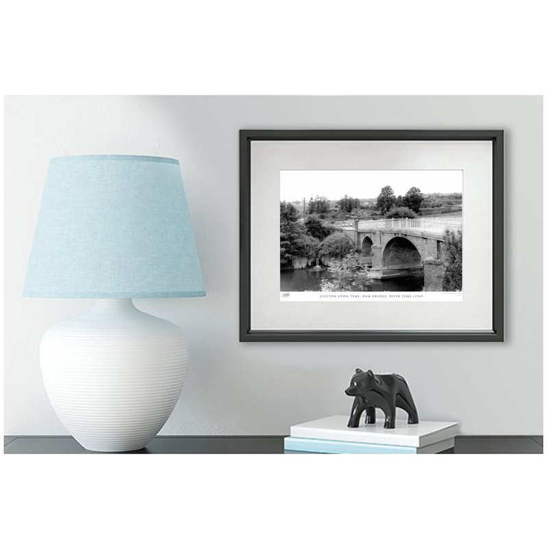 Clifton Upon Teme, Ham Bridge, River Teme C1965 by Francis Frith - Single Picture Frame Print, 40cm H x 50cm W x 2.3cm D