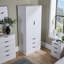 Phoenix 2 Door 3 Drawer Hanging Rail Bedroom Storage Wardrobe-769800139