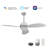 Coren Smart Ceiling Fan with Remote, Light Kit Included,Works with Google Assistant and Amazon Alexa,Siri Shortcut.-1644307940-1644307941