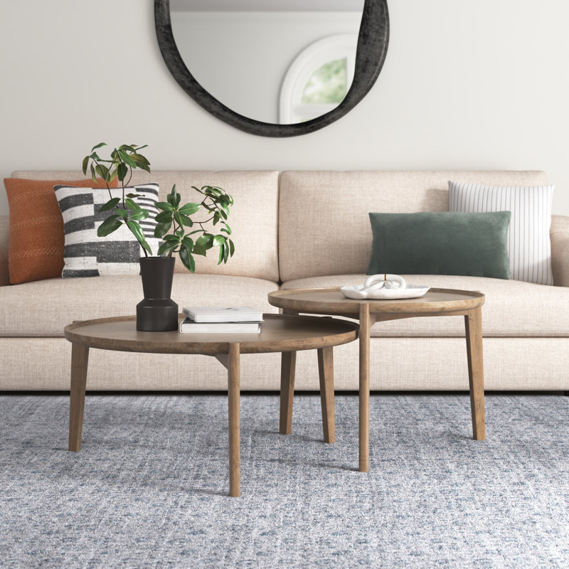 Miramar Solid Wood Nesting Coffee Table